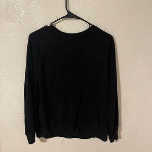Black crewneck
